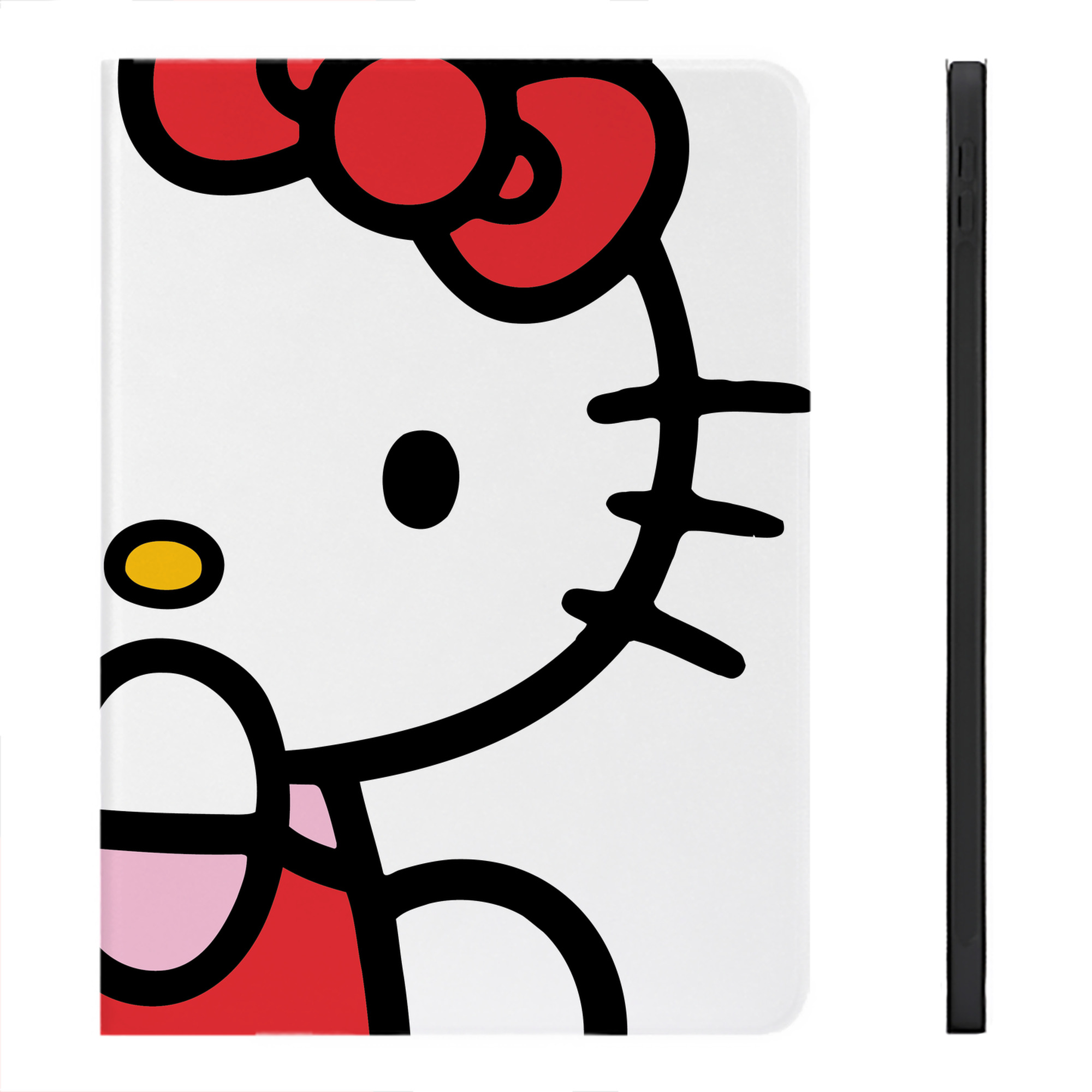 （画像用） Hello Kitty ハローキティ IPadケース ペンホルダー付き ブックスタイルデザイン